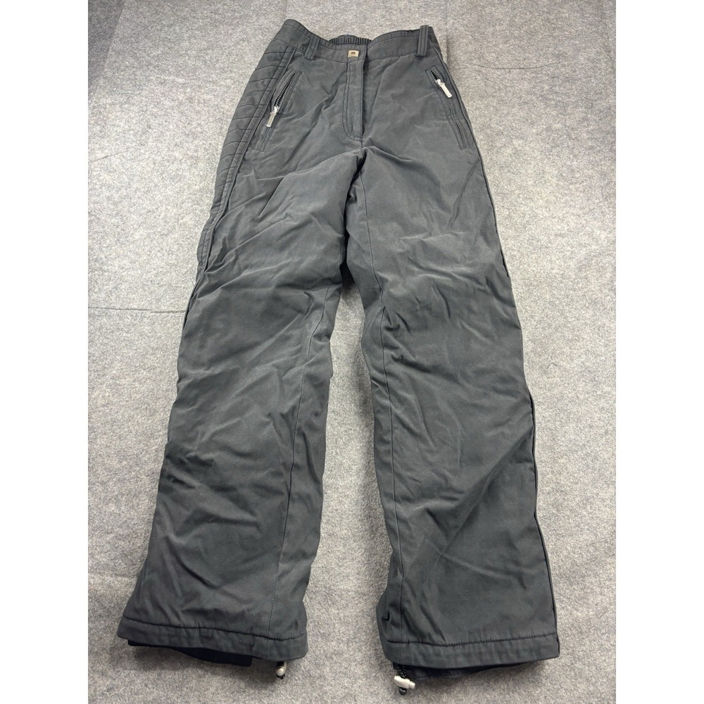 Metropolis Resort Ski Snow Waterproof Wide Leg Warm Pocket Pants Black Women's 4